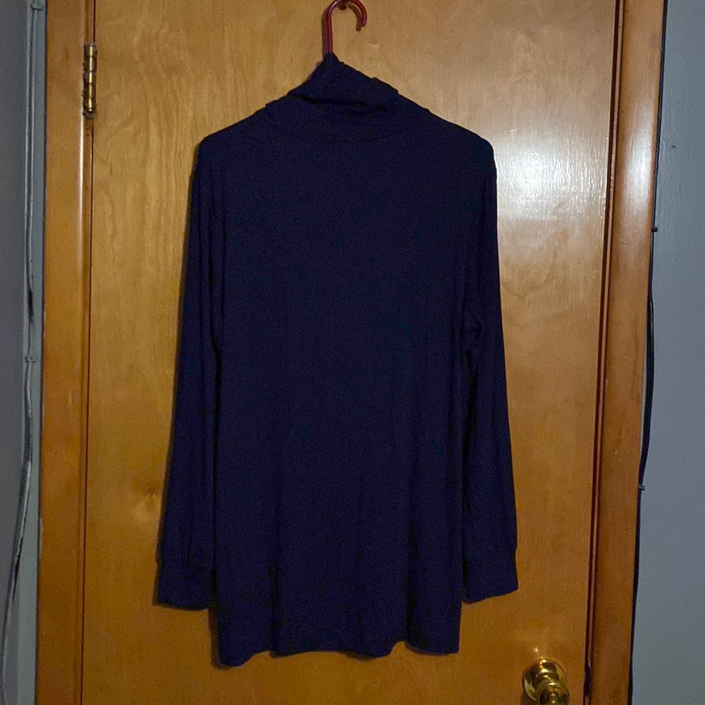Navy Universal Standard Foundation Turtleneck
